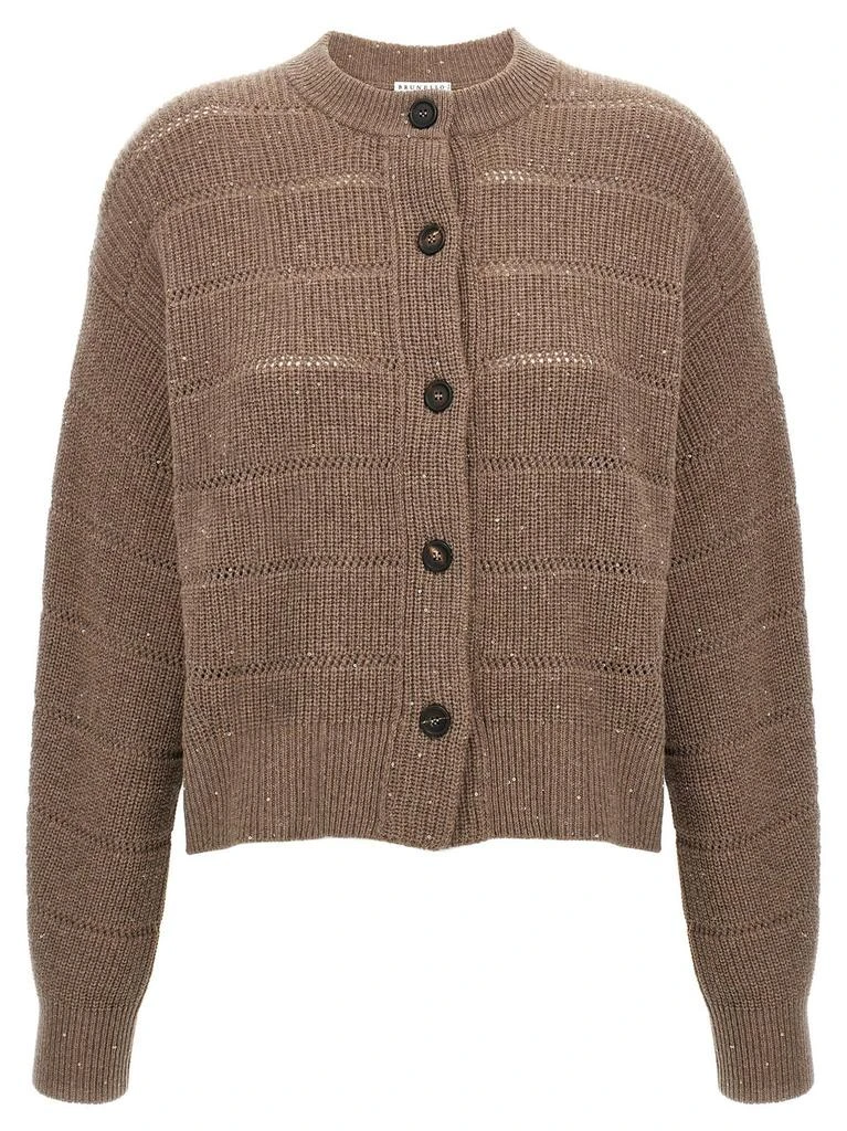Brunello Cucinelli Brunello Cucinelli Long Sleeved Cardigan 1
