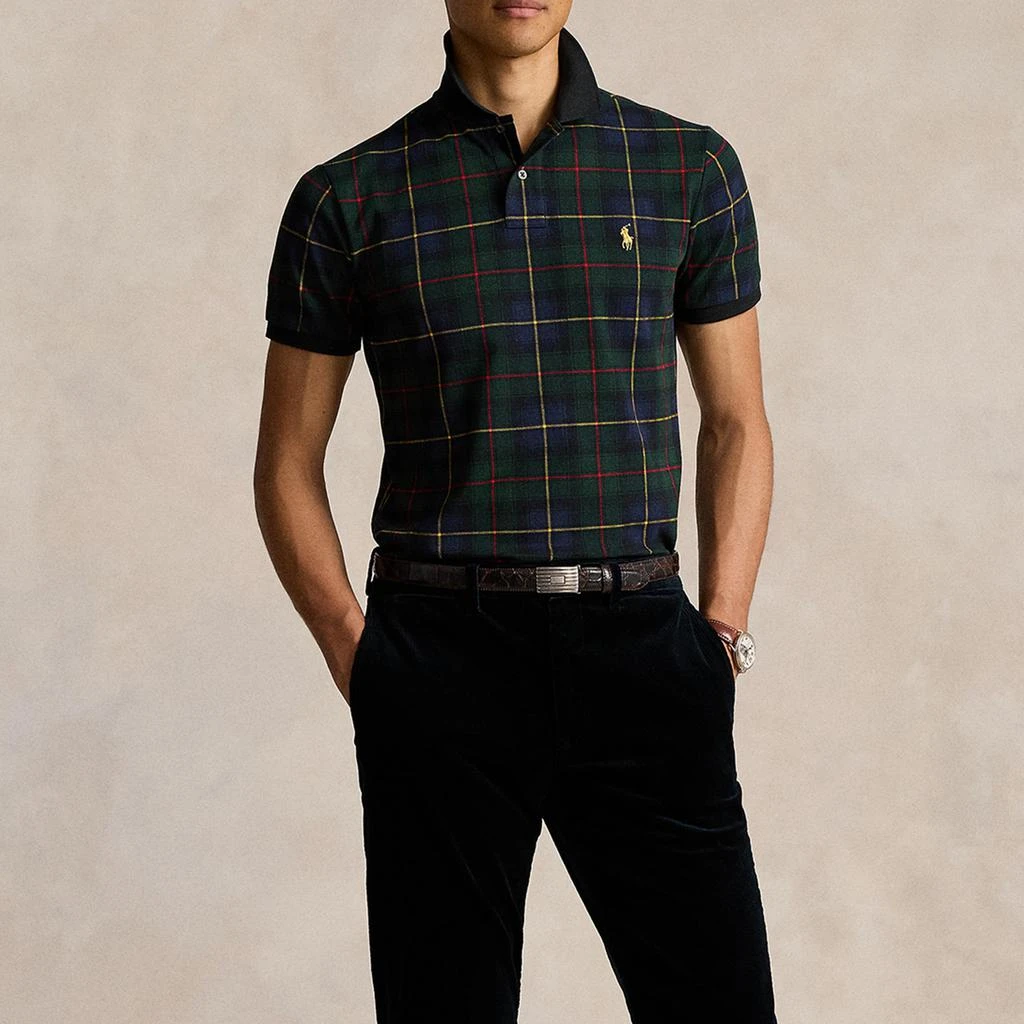 Ralph Lauren Tartan Cotton-Piqué Polo Shirt 4