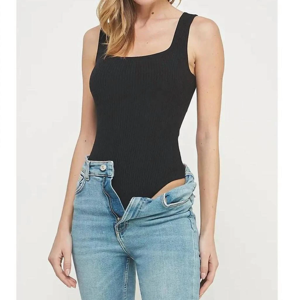 ALLIE ROSE Allie Rose - Lily Square Neck Bodysuit