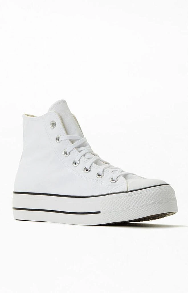 Converse Women's White Chuck Taylor Platform High Top Sneakers 1