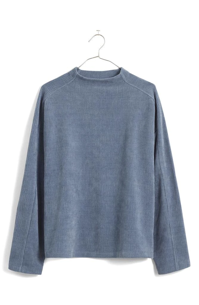 Madewell Jacquard Stripe Funnel Neck Top 3