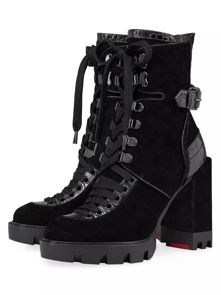 Christian Louboutin Macademia 100MM Lace-Up Booties 2