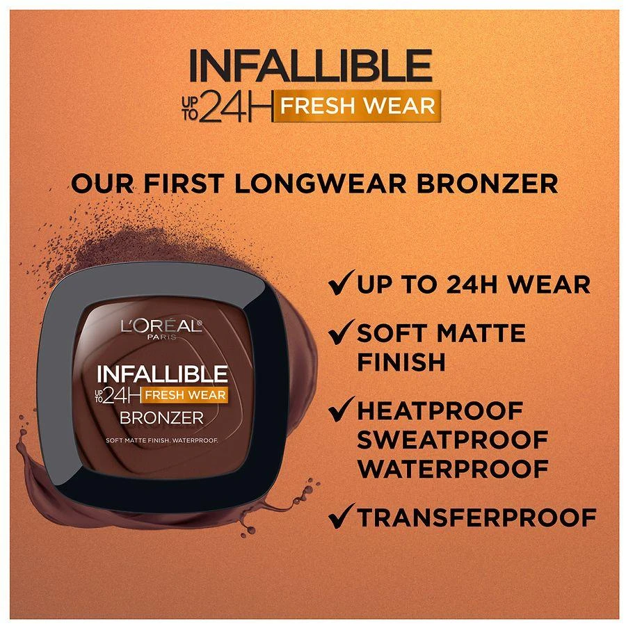 L'Oreal Paris Up to 24H Fresh Wear Soft Matte Bronzer 5