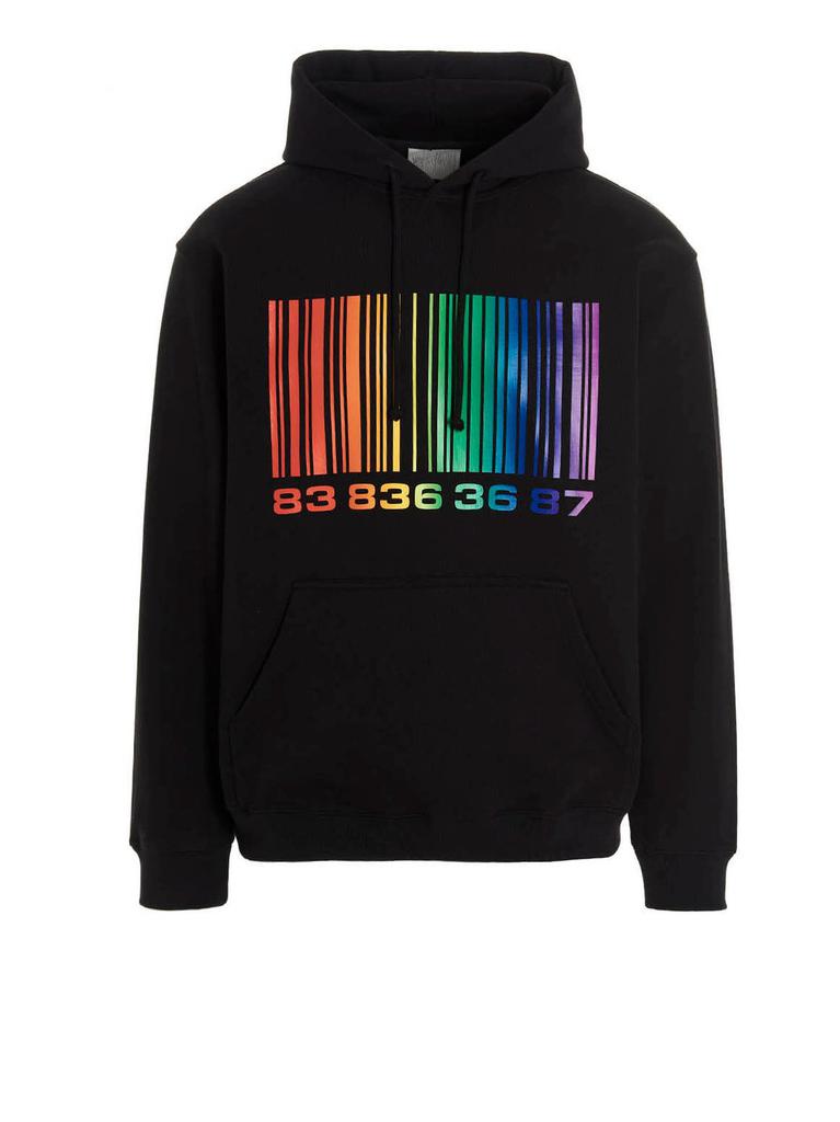 パーカー・フーディ VTMNTS Black cotton blend oversize sweatshirt VTMNTS Black Cotton Blend Oversize Sweatshirt - Hoodies