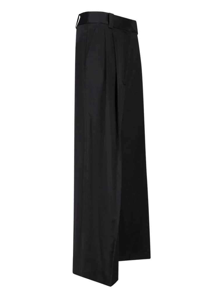 Khaite Khaite Simone Wide-Leg Tailored Trousers 3