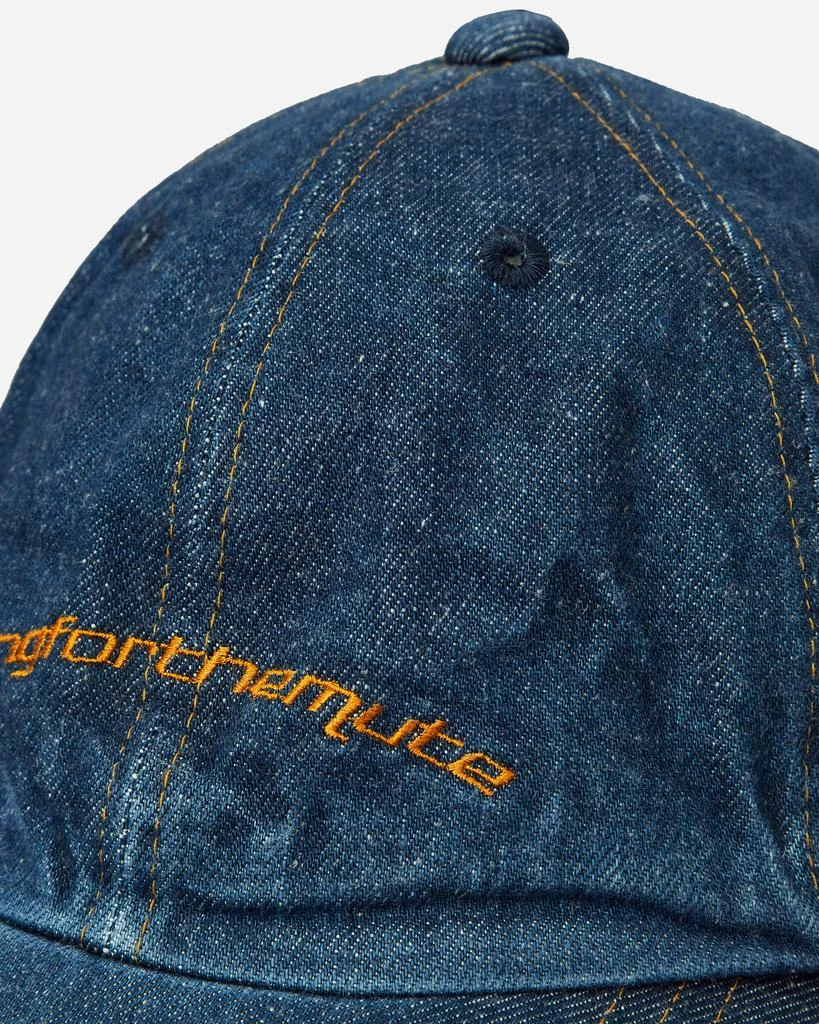 Song for the Mute Logo Washed Denim Cap Blue 7