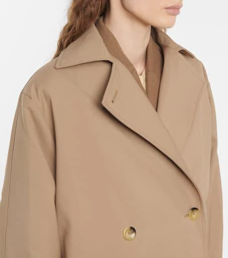 Totême Signature cotton-blend trench coat 4