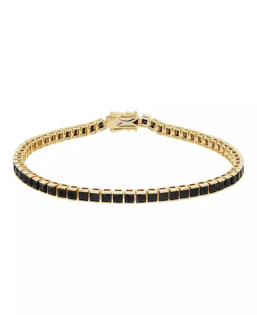 Macy
s Onyx Bracelet (12-5/8 ct. t.w.) in 14k Yellow Gold-Plated Sterling Silver