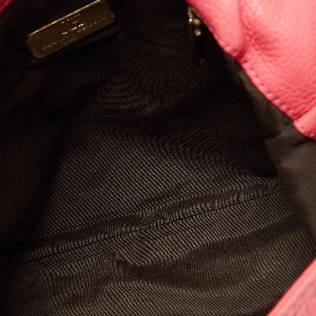 CH Carolina Herrera CH Carolina Herrera Pink Monogram Embossed Leather Audrey Shoulder Bag 16