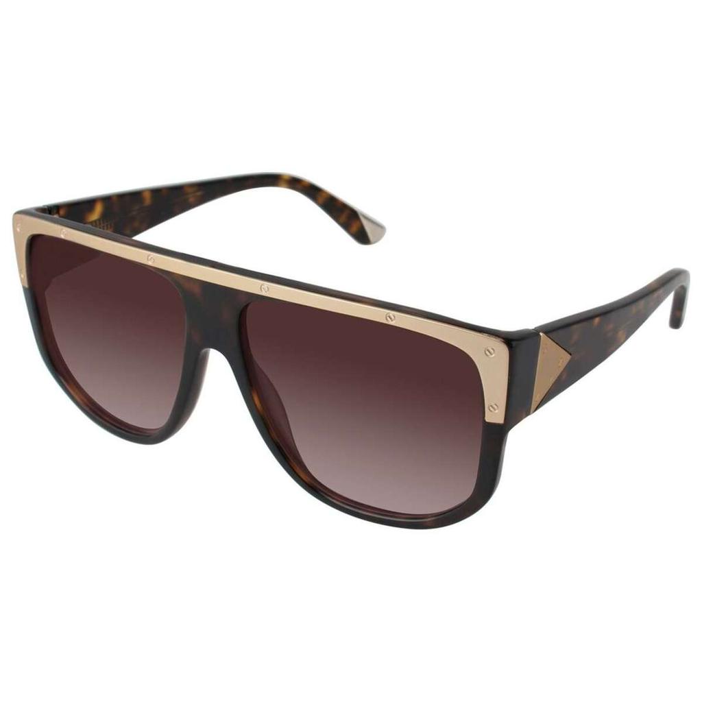L.A.M.B. L.A.M.B. Women's Brown Rectangular Sunglasses