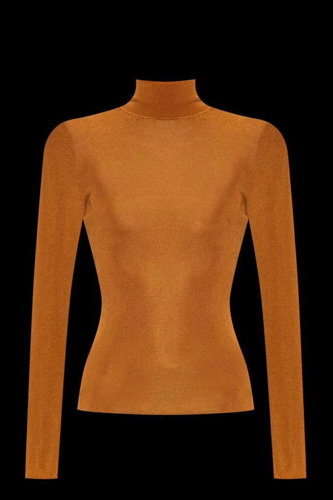 Self Portrait Self-Portrait Fitted Turtleneck Top 1