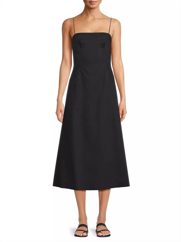 Faithfull the Brand Ostano Cotton Midi-Dress 3