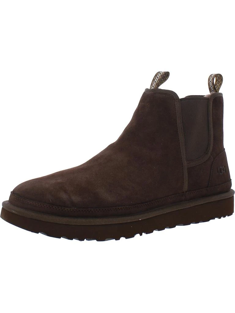 Shop Neumel Chelsea Mens Suede Slip On Chelsea Boots on Sale at