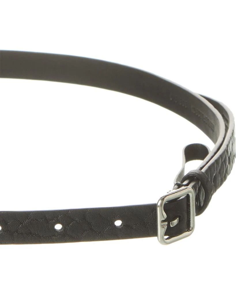 Burberry B Logo Leather Belt 2
