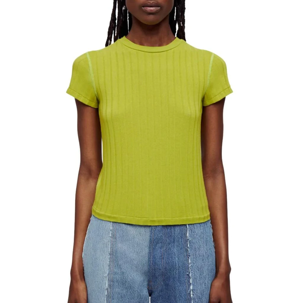 Re/Done Re/Done - HEMP RIB BABY TEE 1