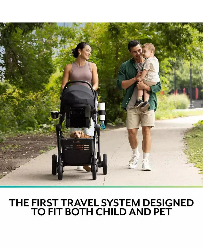 Evenflo Pivot Troop Child Pet Modular Travel System with Litemax ICS 3