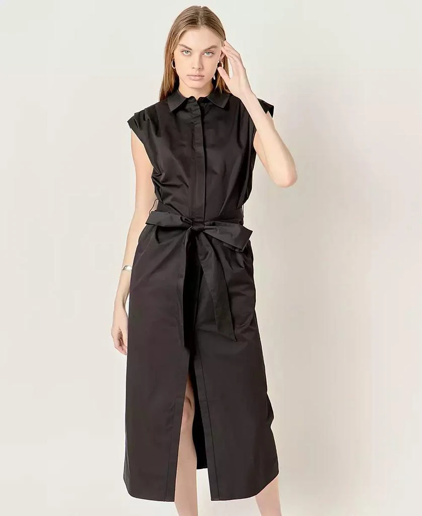 English Factory Women's Cotton Collared Button Dress 3