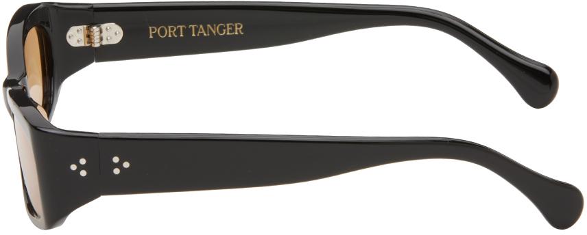 小物 PORT TANGER Leila Black SSENSE Exclusive Black Leila Sunglasses by Port Tanger on Sale