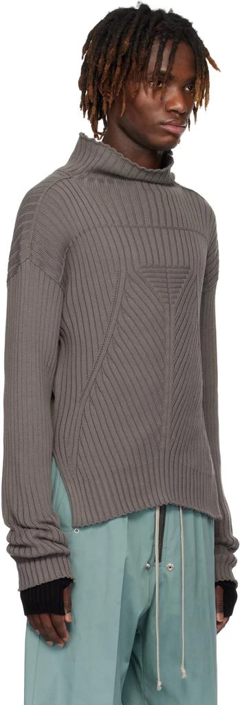 Rick Owens Gray Hollywood Tabard Sweater 2