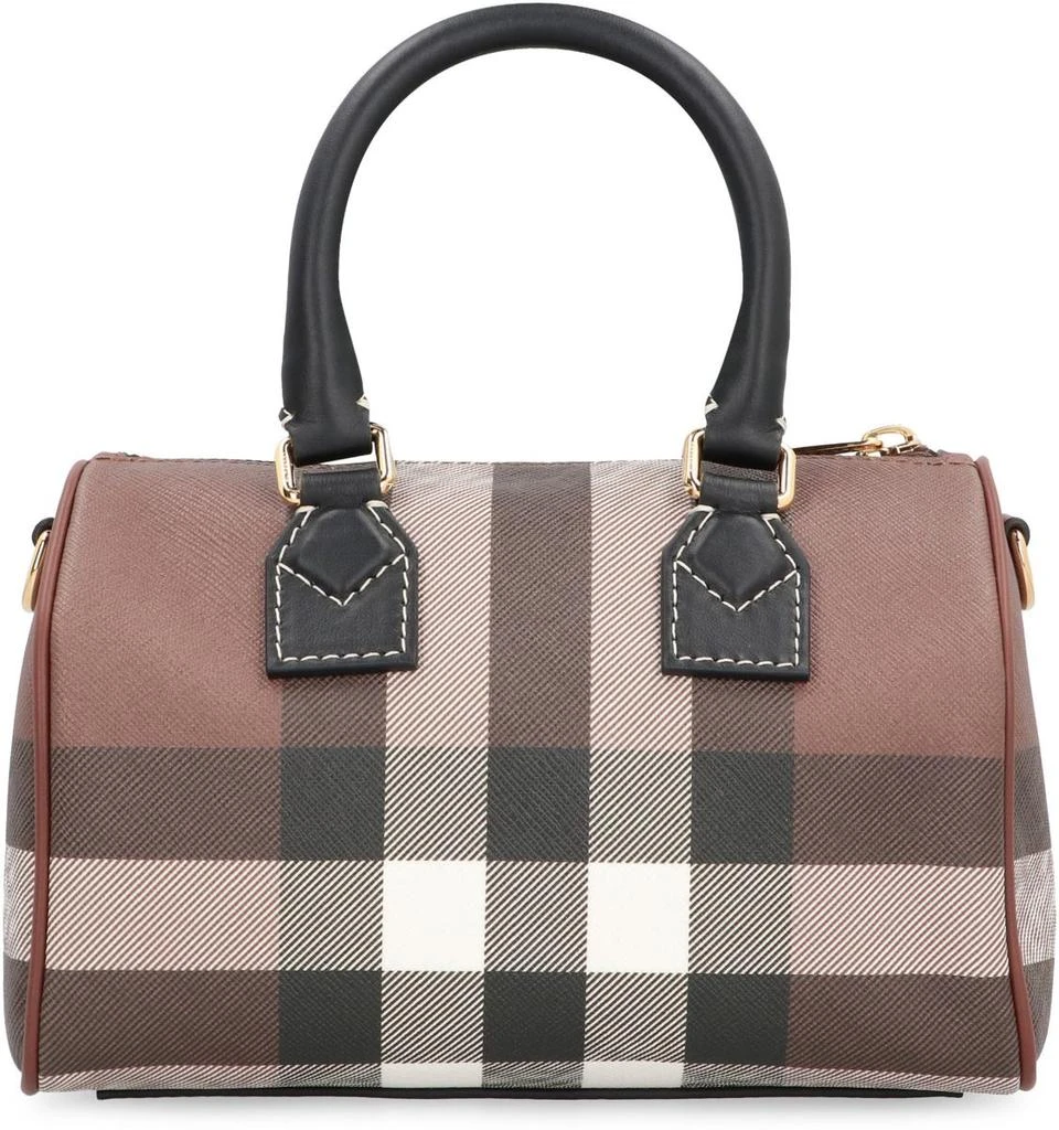 Burberry Burberry Bowling Mini Coated Canvas Handbag 4