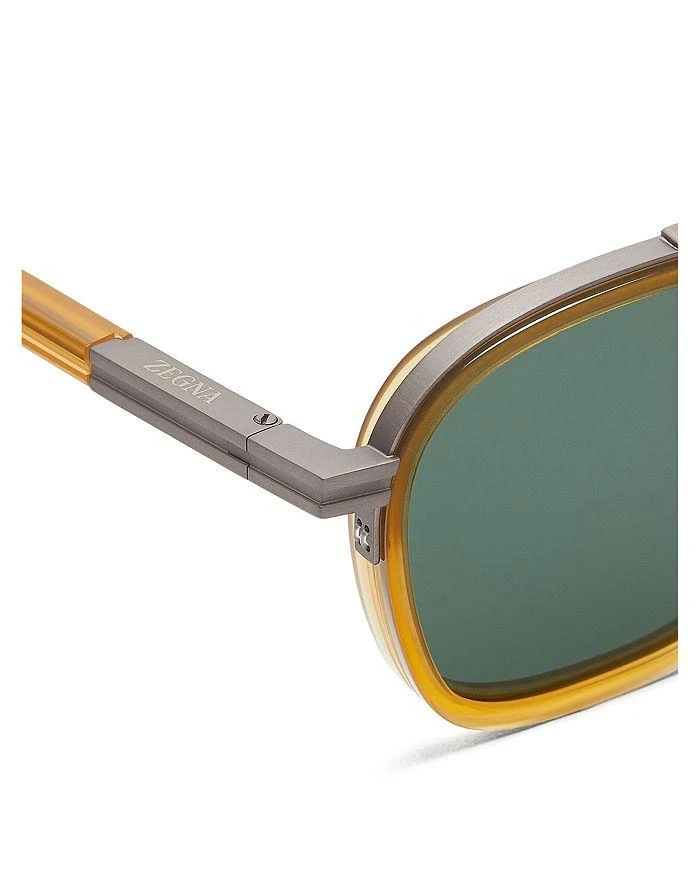 Zegna Orizzonte I Acetate & Metal Sunglasses, 51mm 4