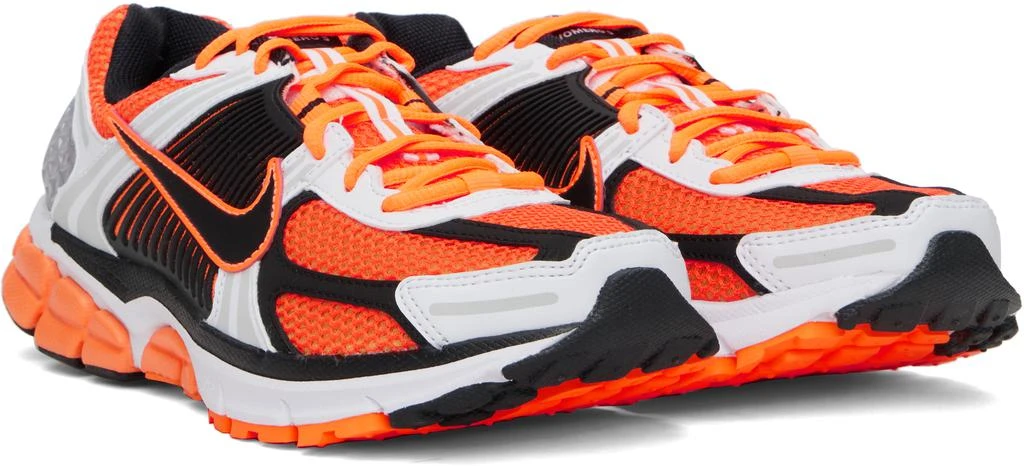NIKE Orange & White Zoom Vomero 5 Sneakers 4