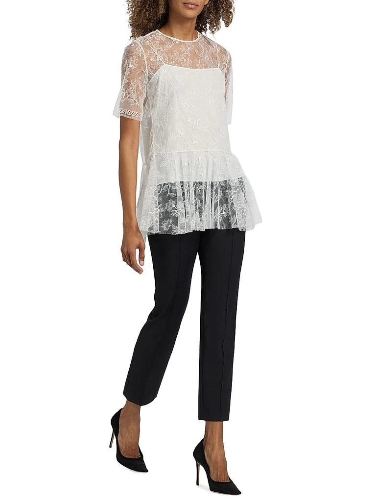 ADAM LIPPES Dido Chantilly Lace Top 2