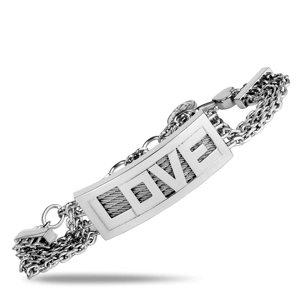 Charriol Forever Love Stainless Steel Bar Bracelet 1