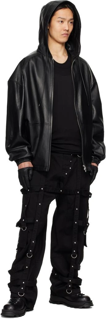 Julius Black Trinity Leather Gloves 3