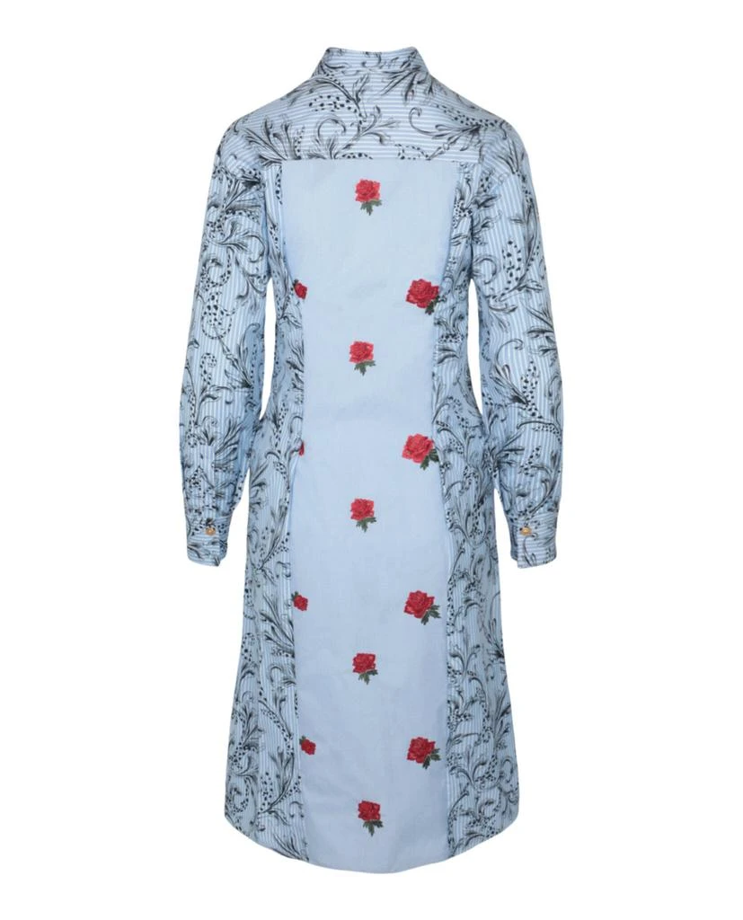 Versace Long Sleeve Collared Dress 2