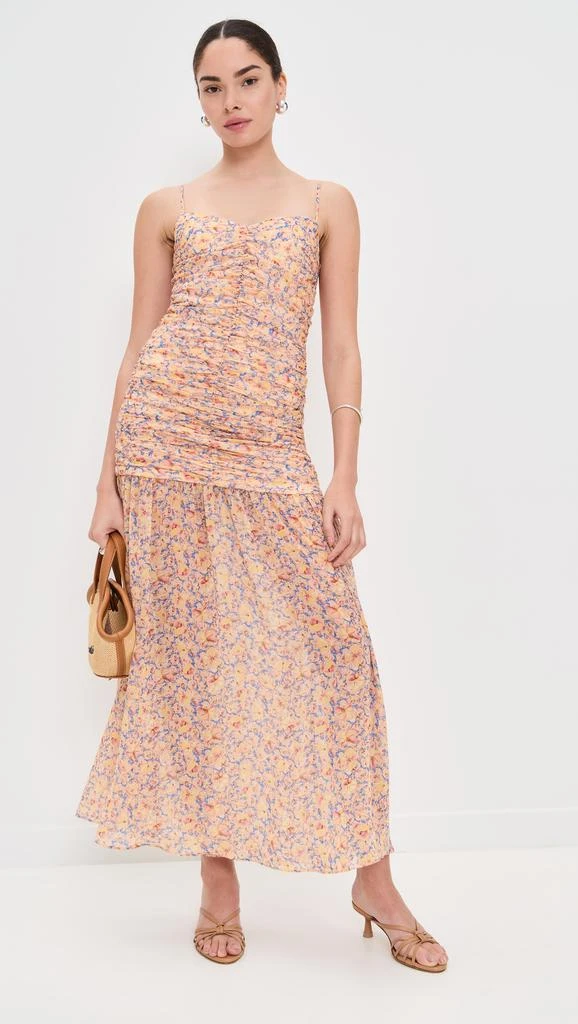 Kika Vargas Pamela Dress Yellow Garden 4
