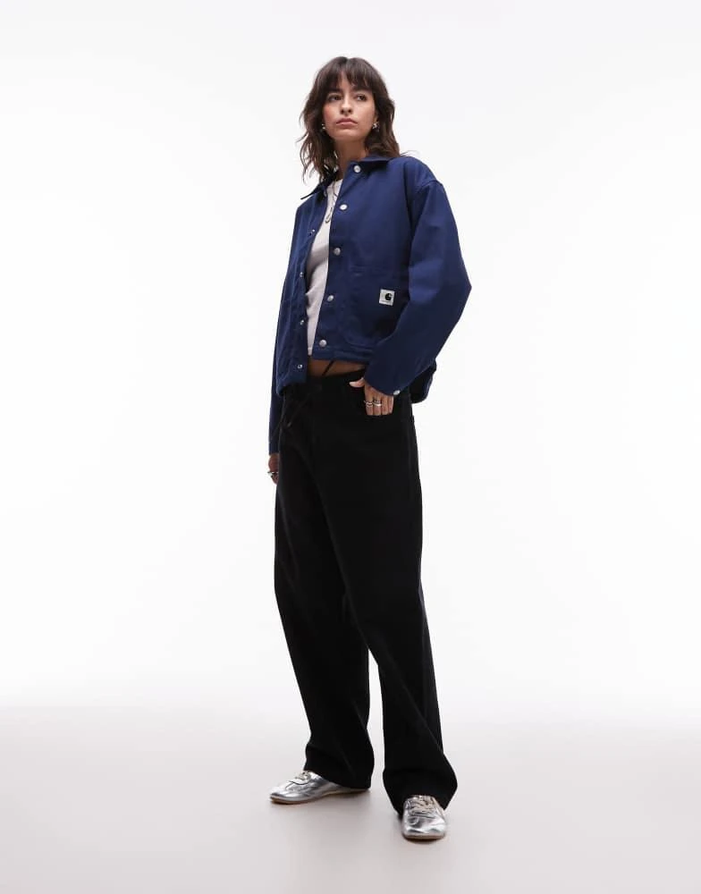 Carhartt WIP Carhartt WIP simple shirt jacket in blue 3