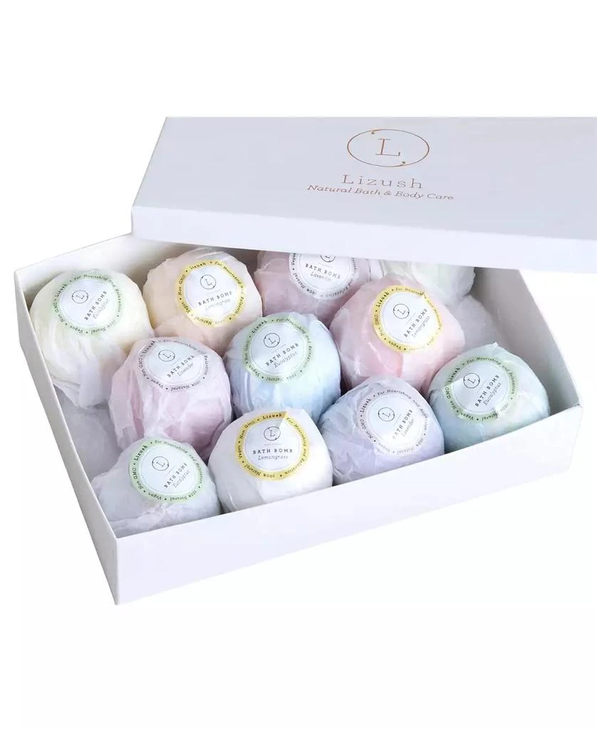 Lizush Bath Bomb Gift Set, 12 Count