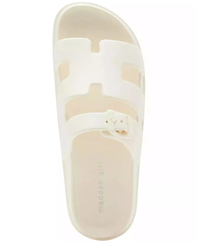 Madden Girl Darliing Banded Footbed Slide Sandals 4