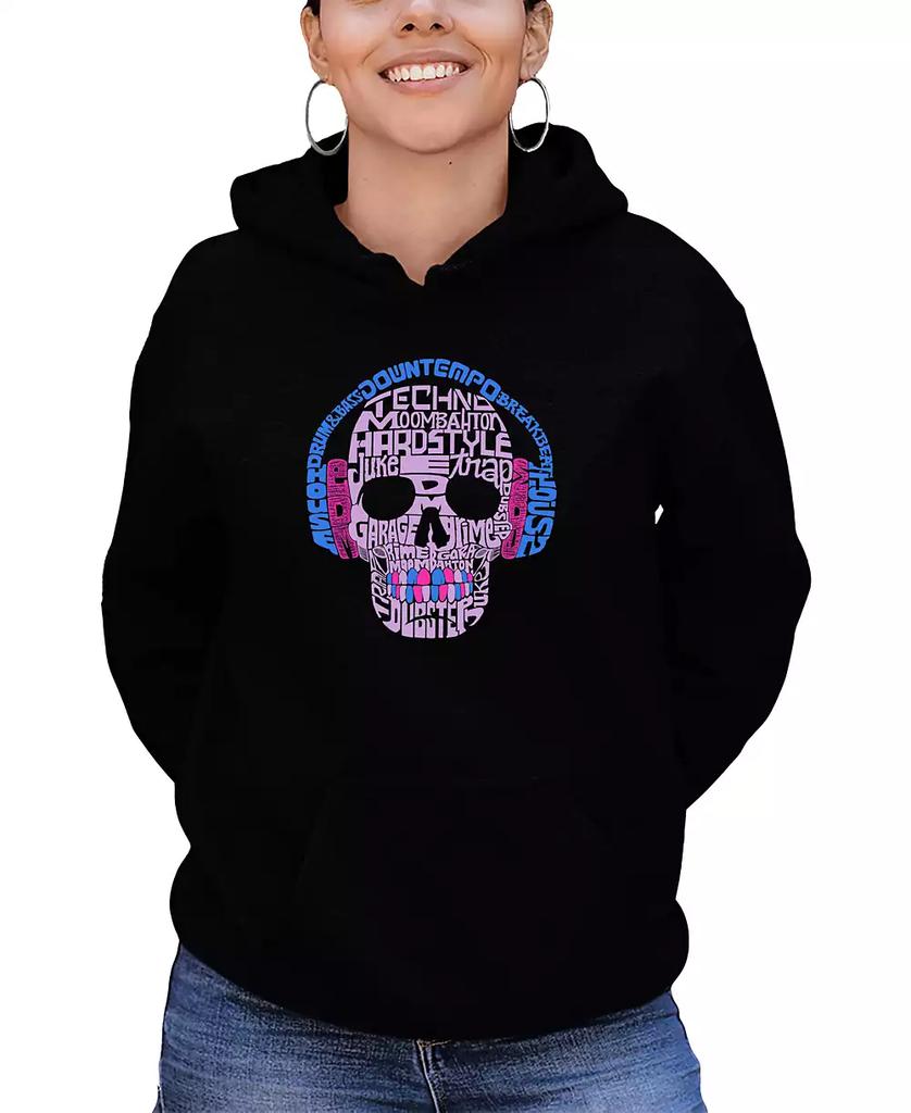 売れ筋商品|||エルエーポップアート カットソー トップス レディース Women's Word Art Hooded Sweatshirt - Brooklyn Bridge Black Brooklyn Bridge - Girl's Word Art Hooded Sweatshirt – LA Pop Art