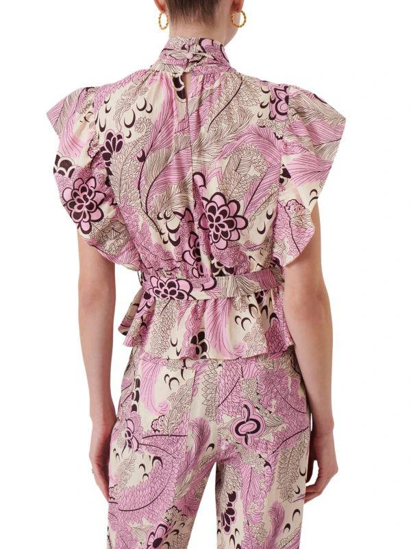 Derek Lam Brynn Ruffle Wrap Top 2