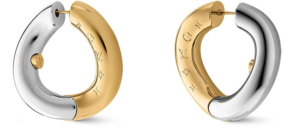Louis Vuitton Wave Hoops Earrings 3