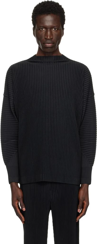 Homme Plissé Issey Miyake Black Monthly Color November T-shirt 1