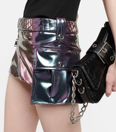 Metallic PVC miniskirt – On Sale Now with Up to 51% Off Discover