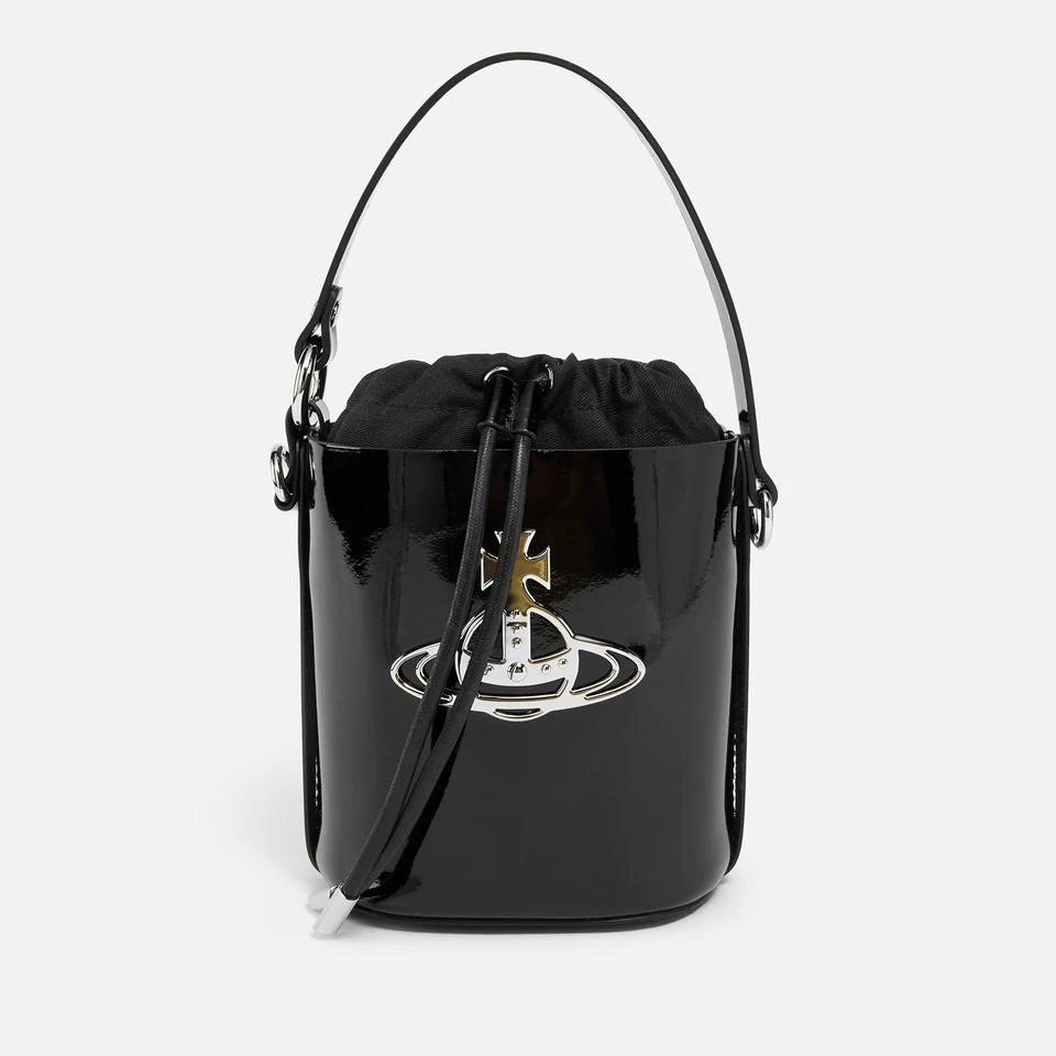 Vivienne Westwood Vivienne Westwood Daisy Patent-Leather Bucket Bag 1