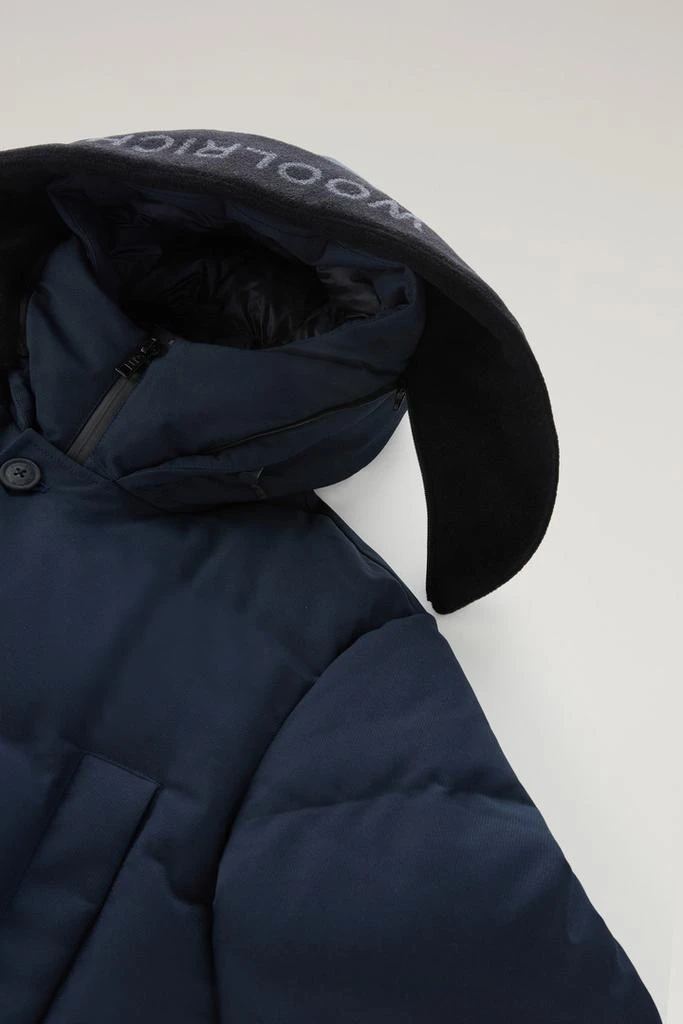 Woolrich Parka with Detachable Wool Visor - Men - Blue 8