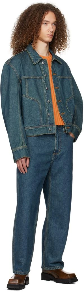 Eckhaus Latta Blue Baggy Jeans 4