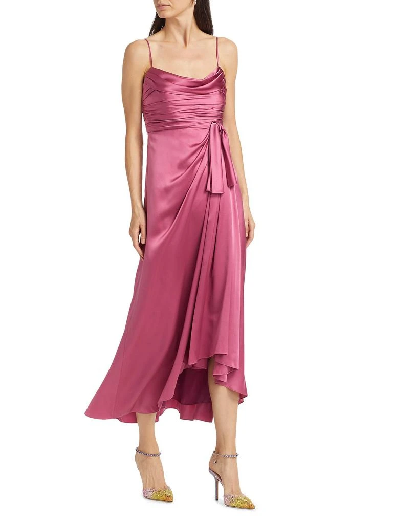 Women Kaily Navy Twist Front Stretch Halter Midi Dress  On Sale Now with  Up to 31% Off | Discover Exclusive Deals & Savings at BeyondStyle   Authentic Cinq  Sept women|clothing|dresses