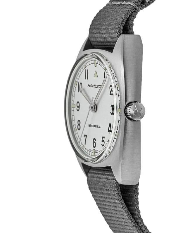 Hamilton Hamilton Khaki Aviation Pilot Pioneer Mechanical Silver Dial Fabric Strap Unisex Watch H76419951 3