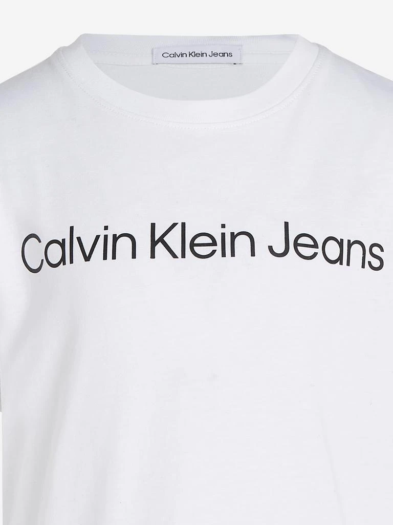 Calvin Klein Calvin Klein Kids Logo T-Shirt in White 3