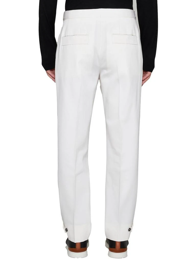 Zegna Zegna Buckle Detailed Cropped Trousers 3