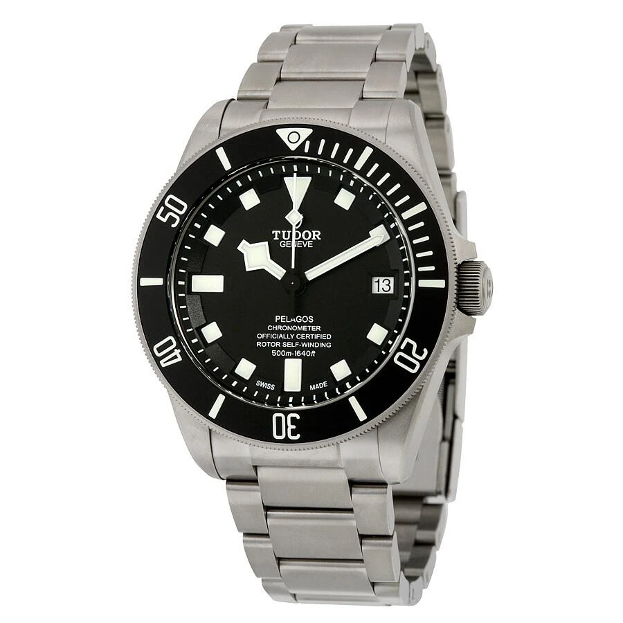 Tudor Pelagos Chronometer Black Dial Titanium Men's Watch M25600TN-0001 1