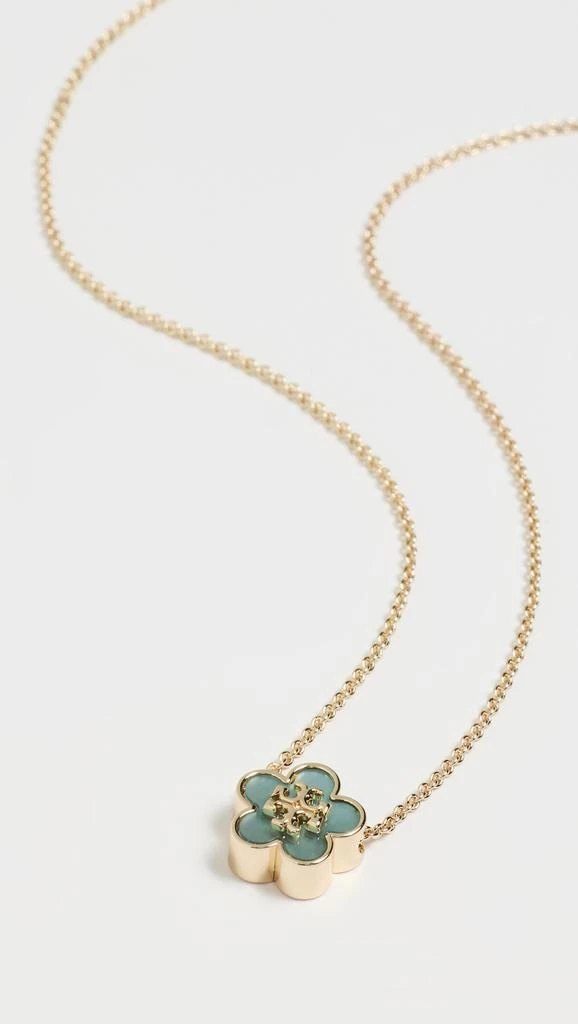 Tory Burch Kira Flower Pendant Necklace 1