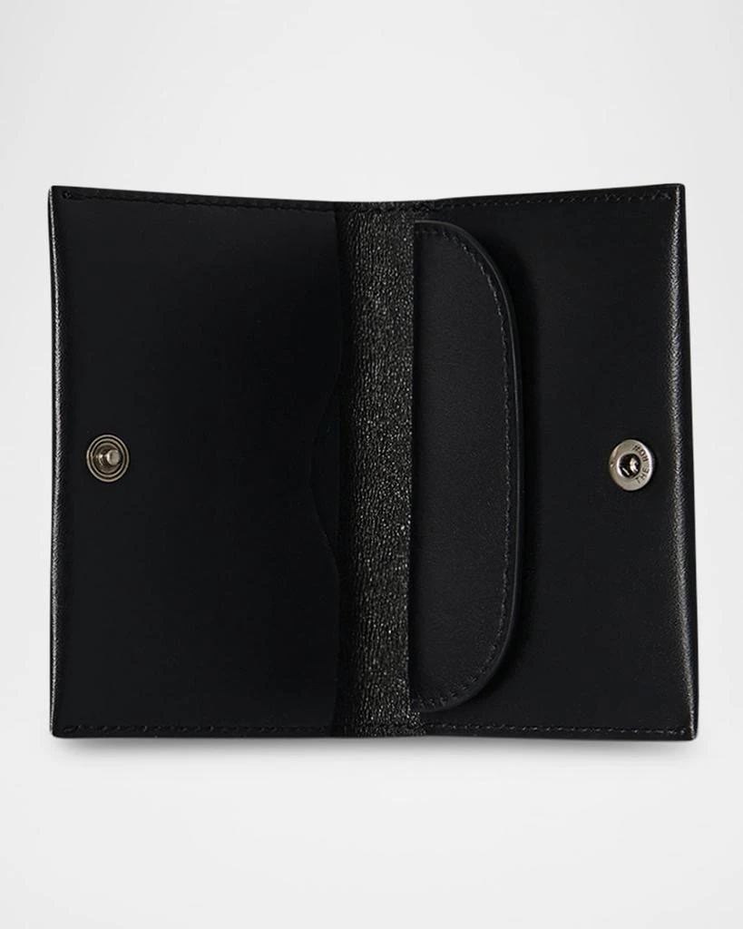 The Row Flap Card Holder in Box Calf Leather 3