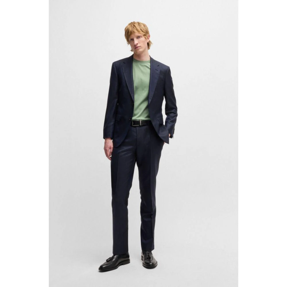 Hugo Boss Mercerised-cotton T-shirt in a regular fit 2